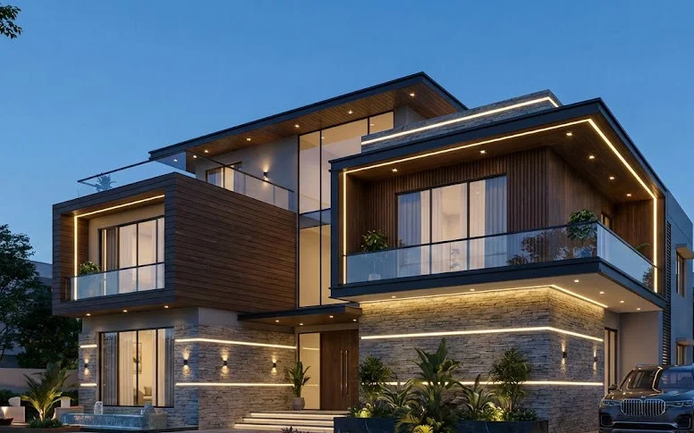 Luxury 3D House Elevation Designs for Premium Homes_1766739186