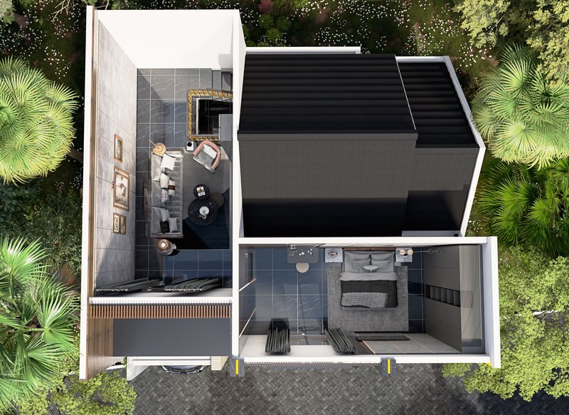 open floor plans to modify the space as the user wants